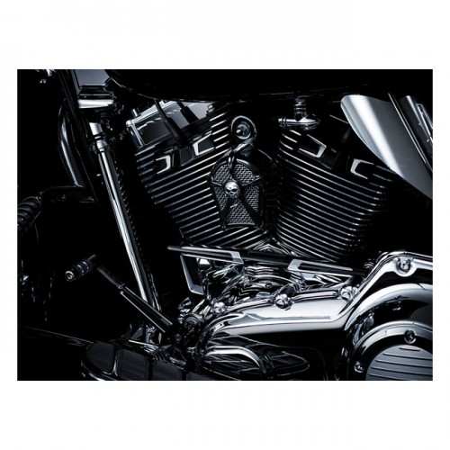 BAHN SHIFT LEVER, TUXEDO - Ozdobne cięgno zmiany biegów do Harley Davidson