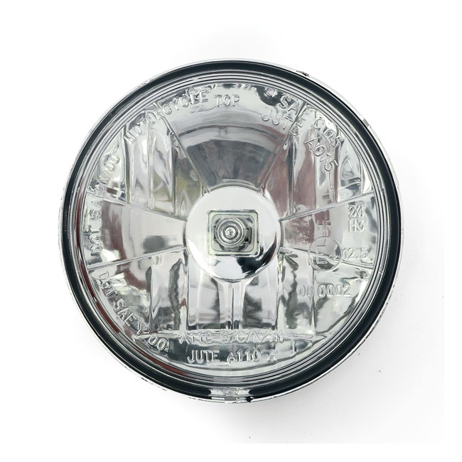 Wkład lampy Lightbar 4,5" - gładkie szkło, reflektor pryzmatyczny do Harley Davidson