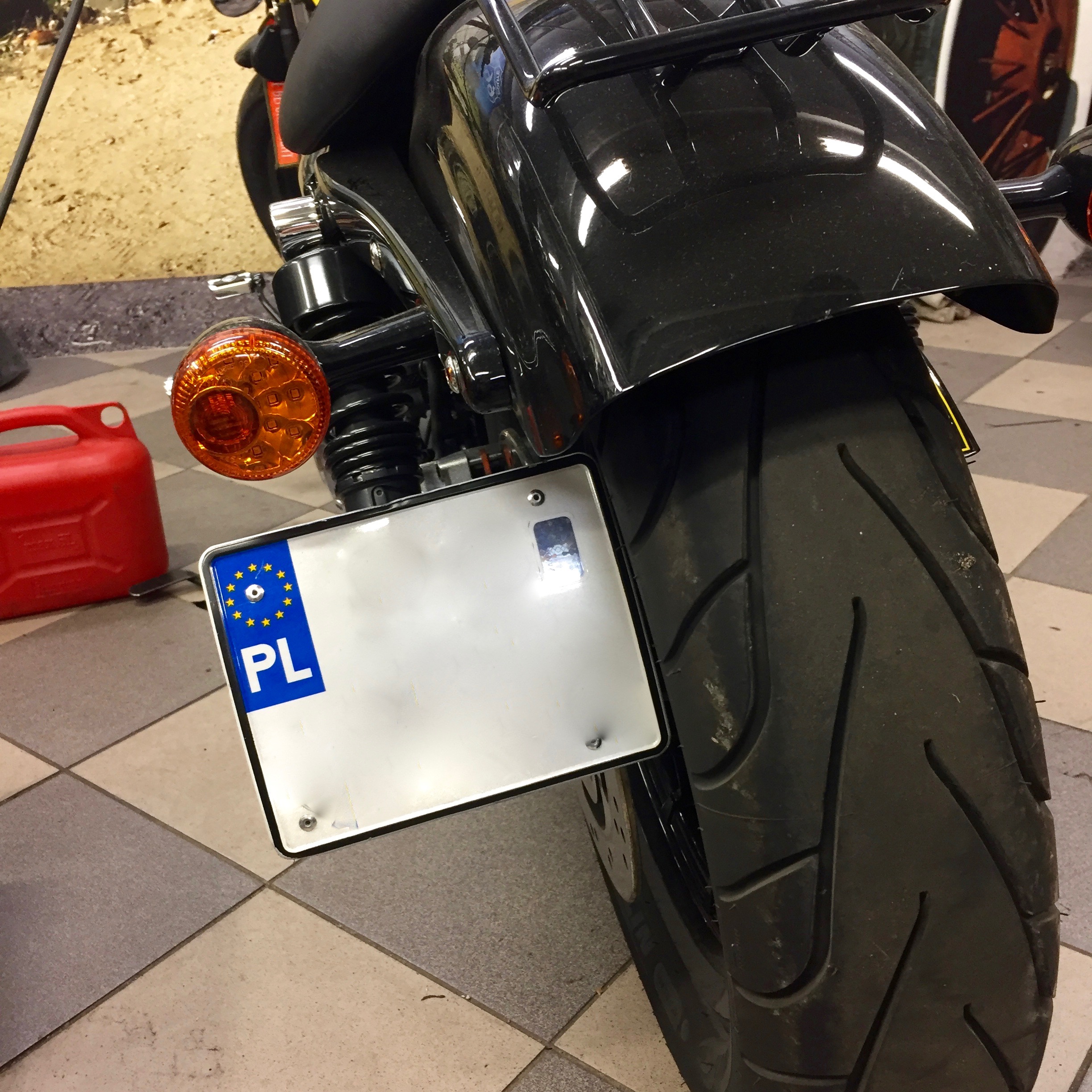 Mocowanie uchwyt tablicy rejestracyjnej Harley Davidson