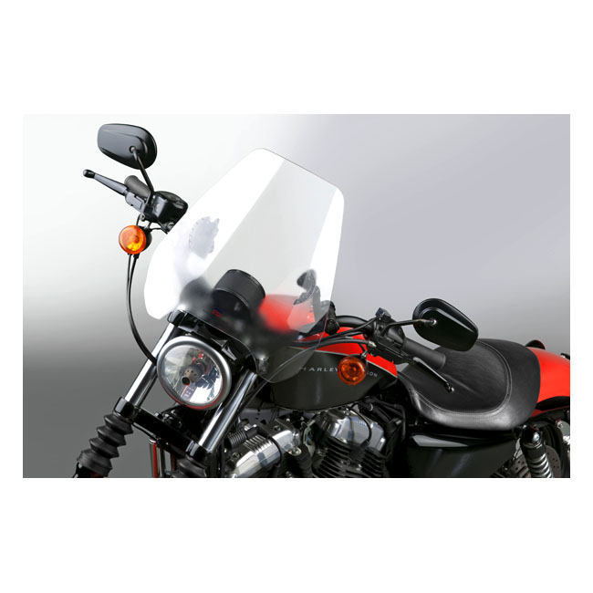 N.CYCLE DEFLECTOR - Szyba typu "Szybki Montaż" na kierownice 1" lub 1.1/4" Harley Davidson